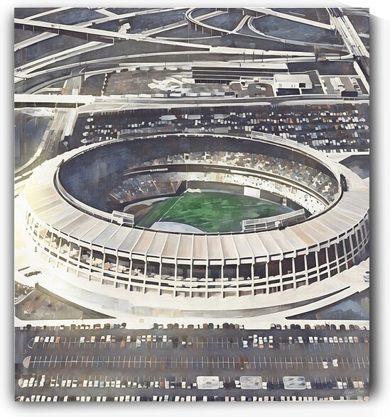 Atlanta-Fulton County Stadium Art by Row One Brand