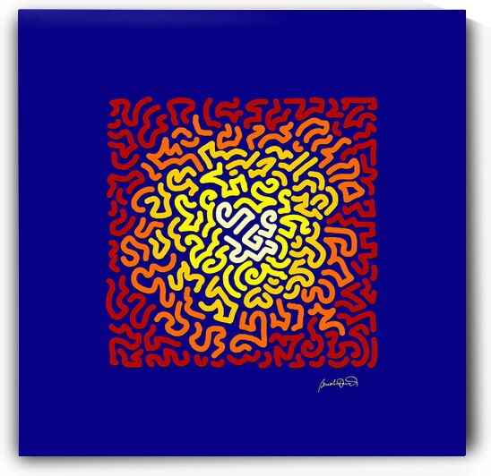 Wiggle it dark blue by Benoit David