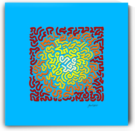 Wiggle it light blue by Benoit David