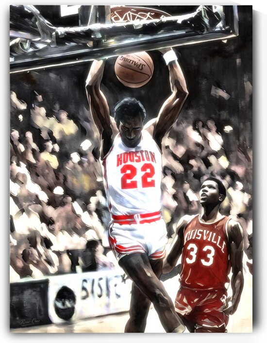 1983 Clyde Drexler Houston Cougar Dunk by Row One Brand