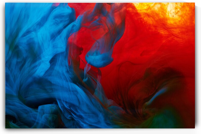Vibrant Swirls - Abstract Color Explosion by el halaoui ali