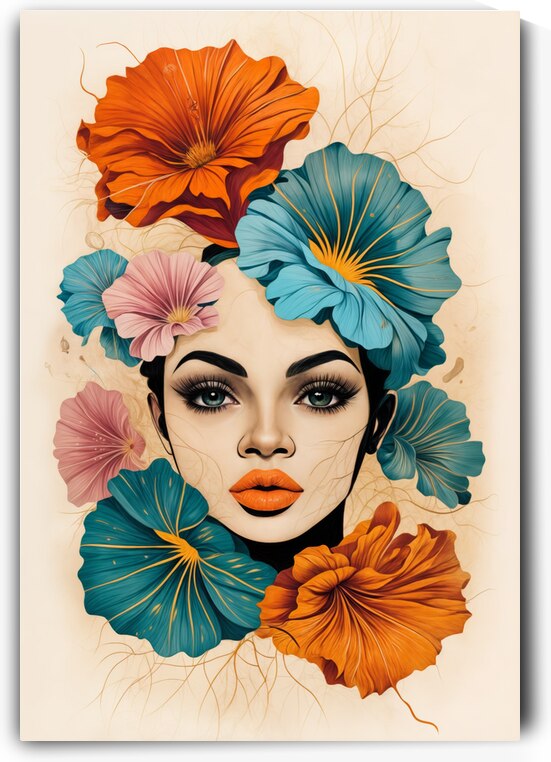  Cascade of Lush Flowers  by Aniima Illussiya