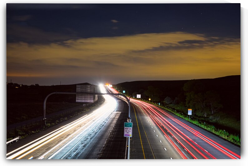 Boulder To Denver Highway 36 Express Lane by Bo Insogna