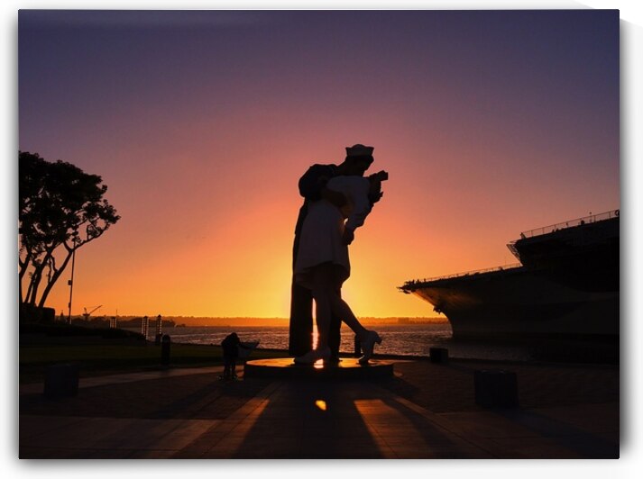 San Diego Midway Sunset by Ryan Cameron