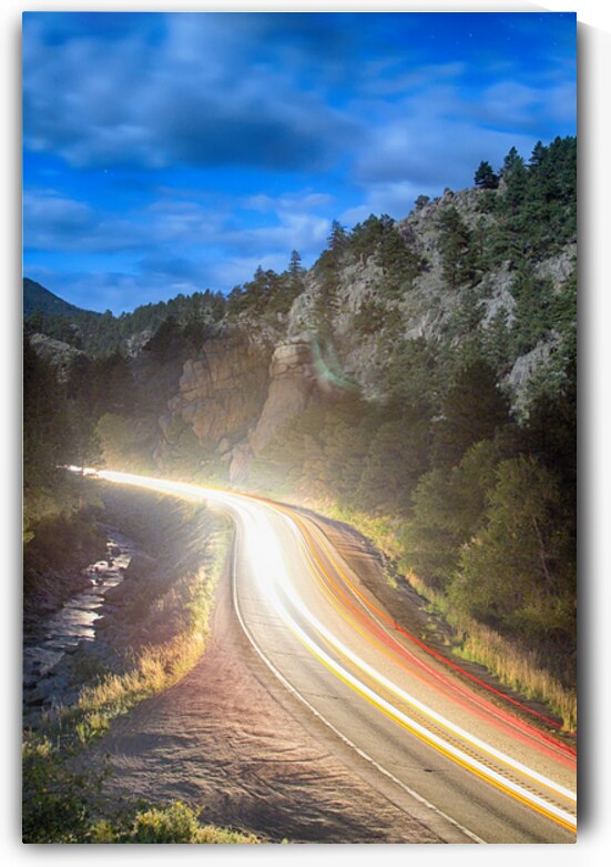 Boulder Canyon Neon Light  by Bo Insogna