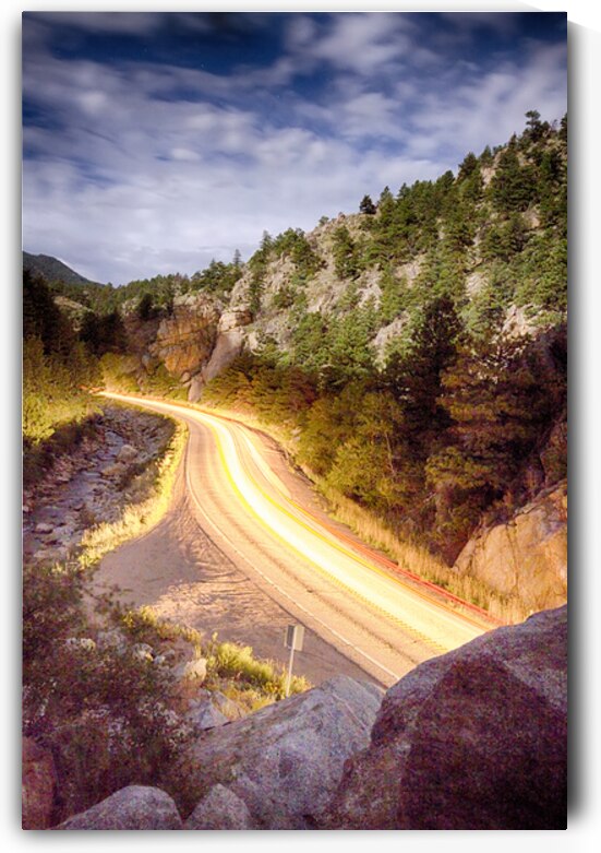 Boulder Canyon Beams Of Light by Bo Insogna