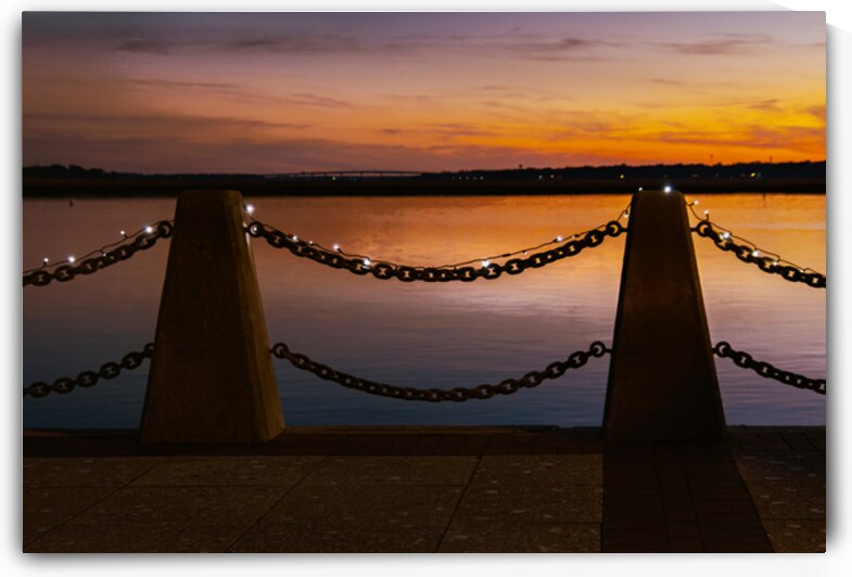 Beaufort Sc Sunset River Walk by Norma Brandsberg Photography