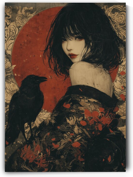 Echoes of the Sun – Geisha and Her Dark Companion by Anne Laure GOUPIL