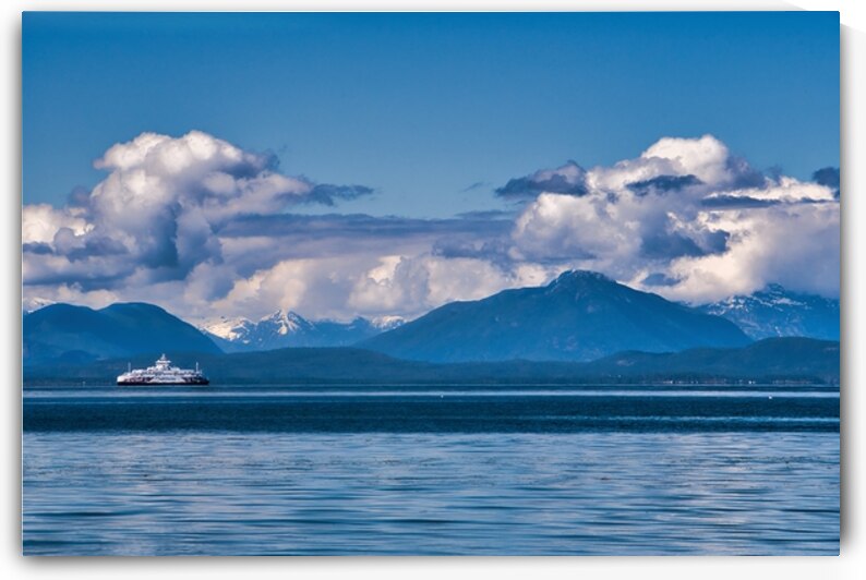 Ferry Passing  Kye Bay by CRB Images Photography