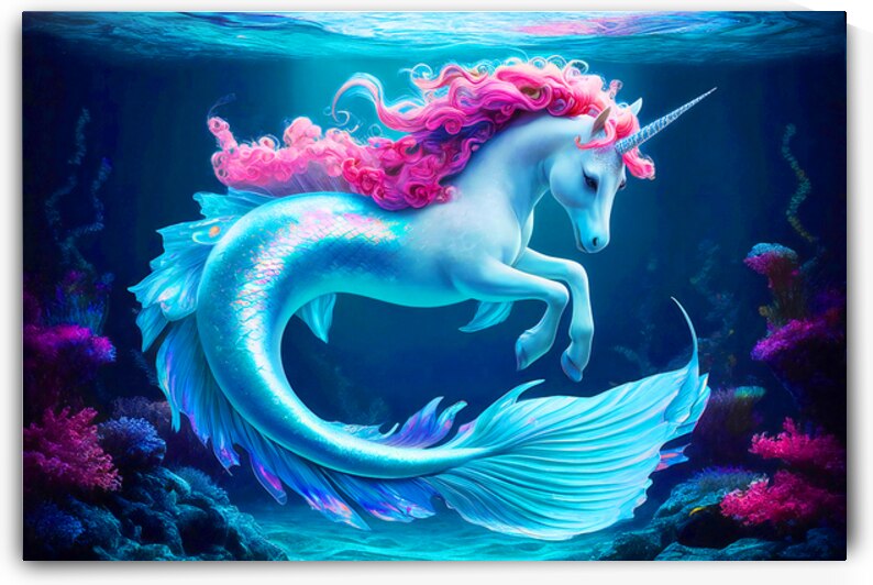 Mermaid Unicorn by gemyful