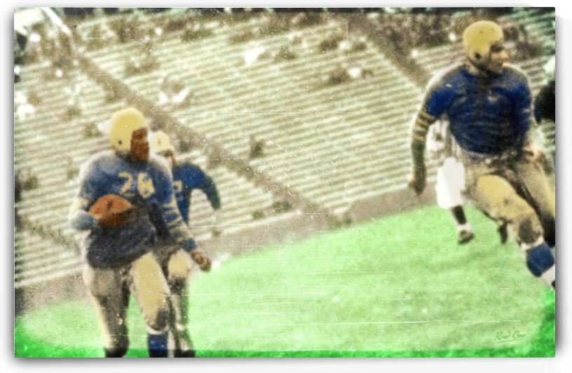 1939 Jackie Robinson UCLA Football Viewfinder Slide Art by Row One Brand