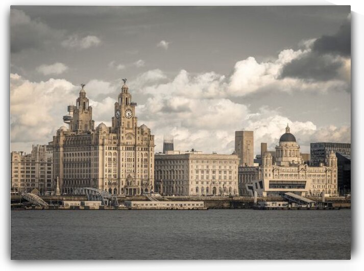 Liverpool City skyline by Assaf Frank