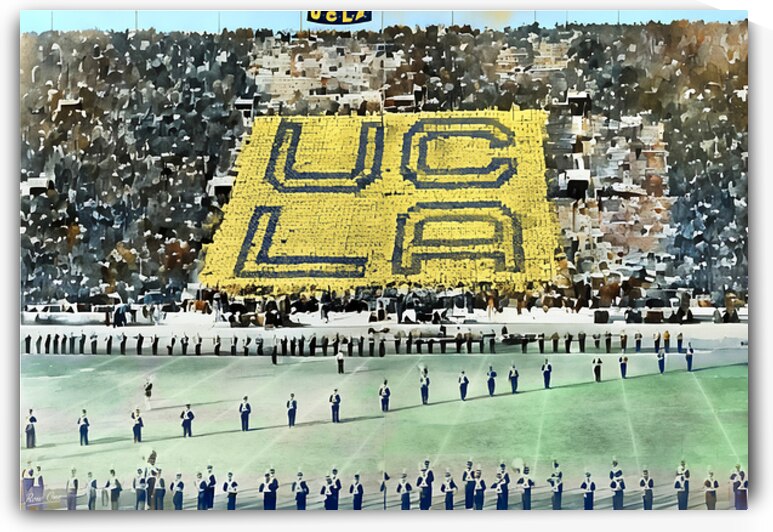 1930s UCLA Gameday Art by Row One Brand