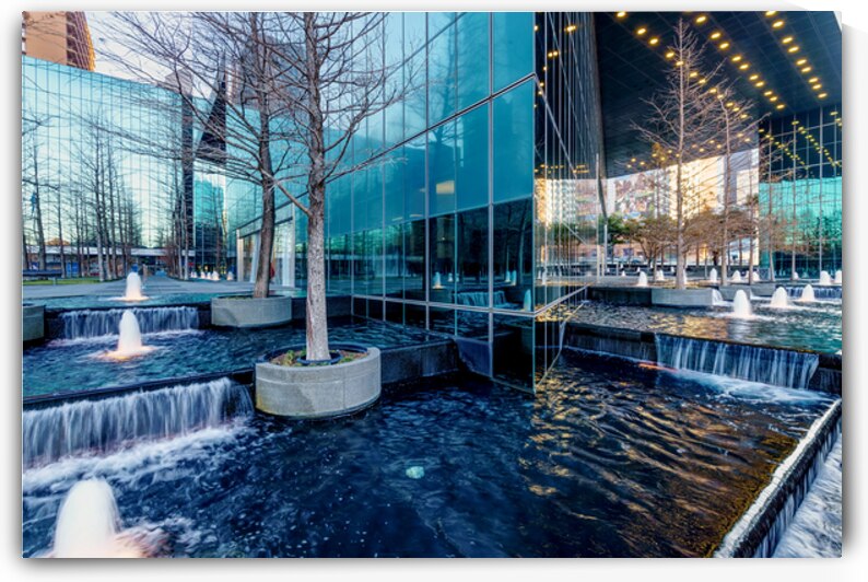 Dancing Fountains And Falls Dallas by Jennifer White