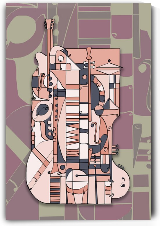 Music poster wall art by Mandeep Pannu