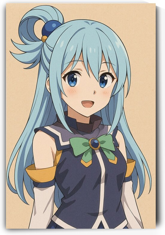 Blue Hair Girl by Dmitry Linkov