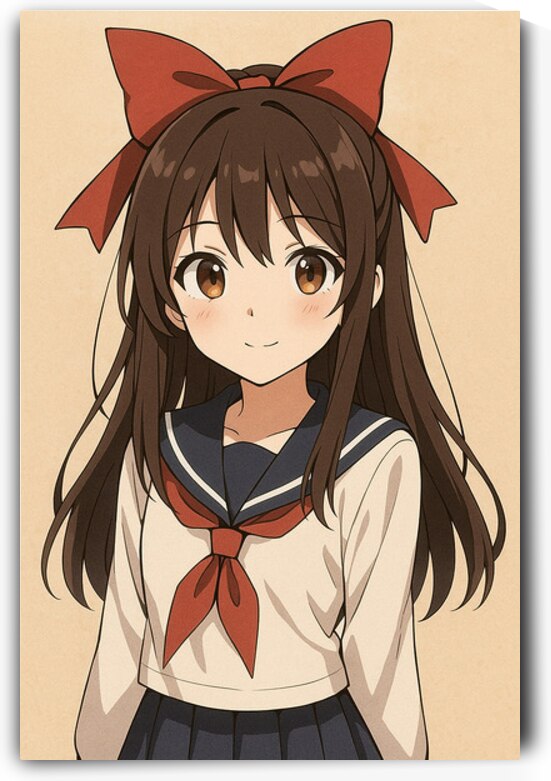 Female Anime Character by Dmitry Linkov