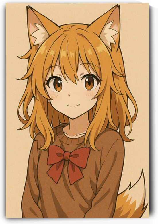 Anime Female Character by Dmitry Linkov