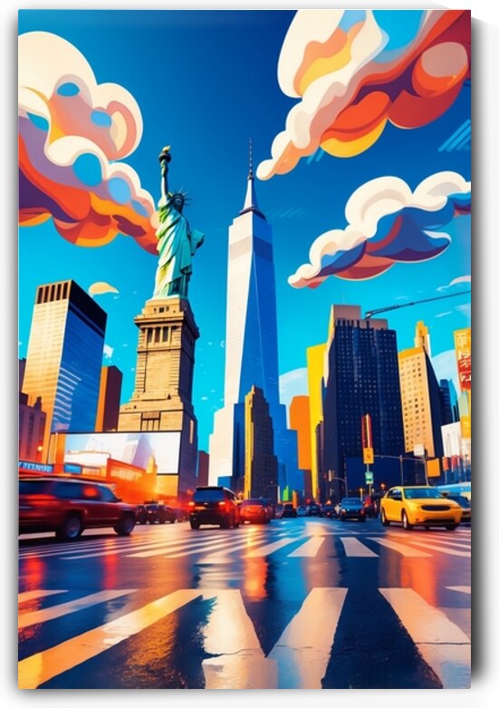 New York Illustration by Dmitry Linkov