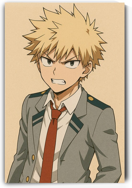 Anime Male Character by Dmitry Linkov