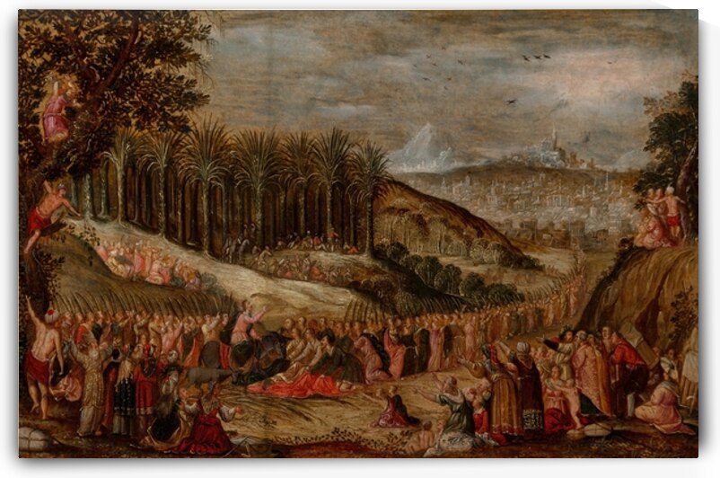 Christ’s triumphal entry into Jerusalem [17th Century] by Dutch School [16th–20th Century] by MyCozyFineArt