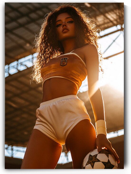 Athletic Pin up  42 by Classic Metal Pinup