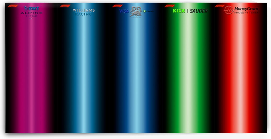 Wall Poster for LEGO F1 Speed Champions by theFungi