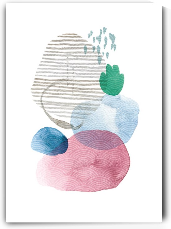 Modern acrylic design b by Point Art