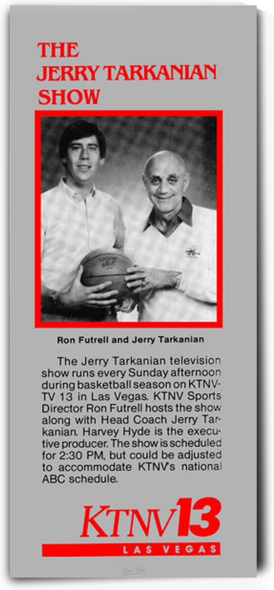 1988 Jerry Tarkanian Show Ad  by Row One Brand