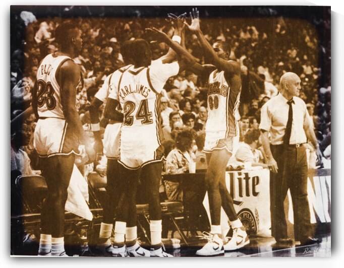 1988  UNLV Runnin Rebels Basketball Photo with Tark by Row One Brand