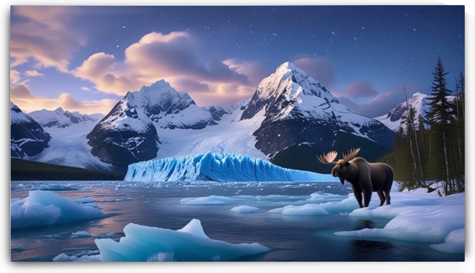 Arctic Serenity: Winter Magic in Alaska by Webfinai