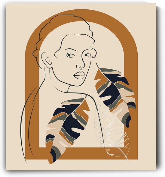  Modern aesthetic woman by Point Art