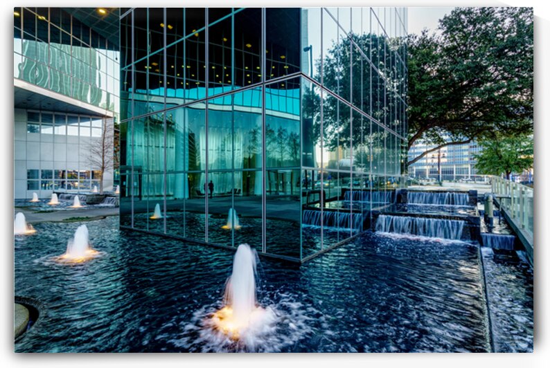 Fountains Waterfalls Reflections Dallas by Jennifer White