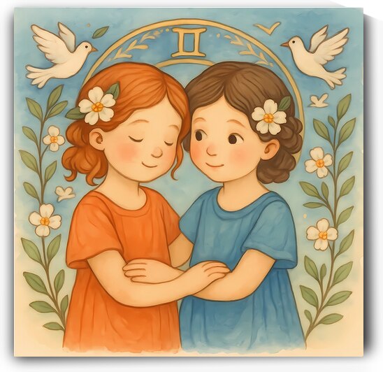 Children Horoscope. Gemini by Ariadna-de-Raadt