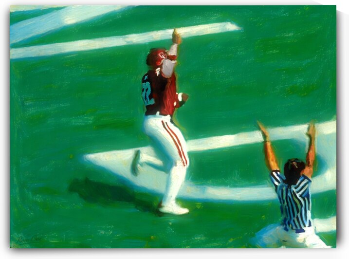 Marcus Dupree First OU Touchdown by Row One Brand