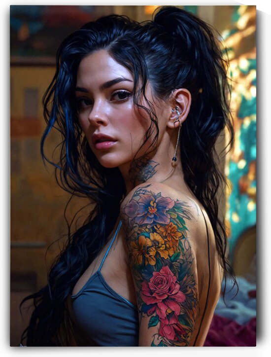 Tattoo Girl  by One Simple Gallery