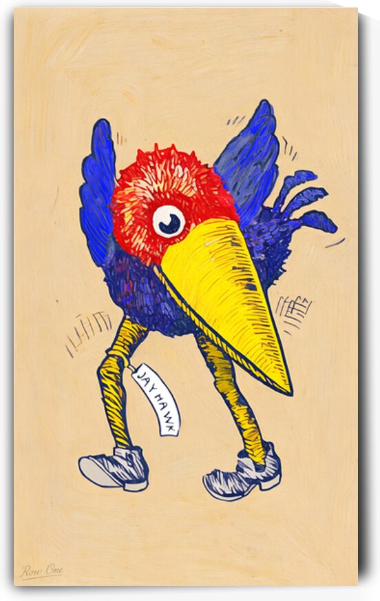 1912 Maloy First Jayhawk Remix Art by Row One Brand