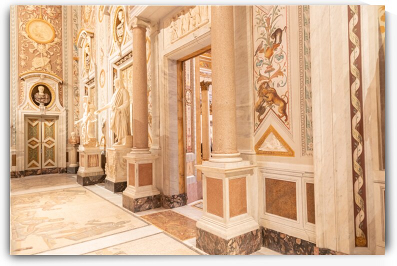 Rome Italy   Borghese Gallery   ancient art museum interior by Paolo Modena