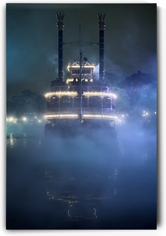 Riverboat In The Fog by Ryan Cameron