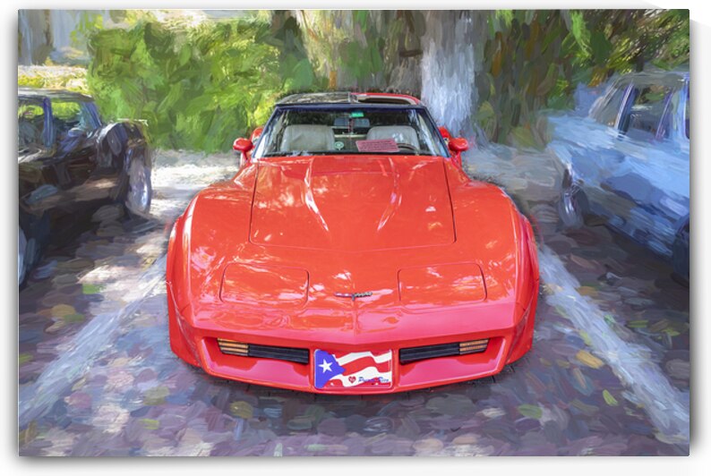 1981 Red C3 Chevrolet Corvette X12 1 by Rich Franco