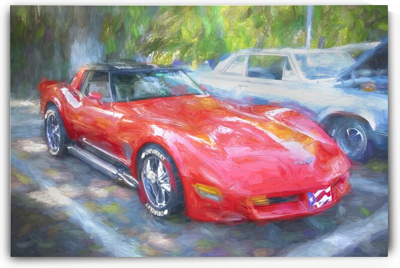 1981 Red C3 Chevrolet Corvette X12 3 by Rich Franco