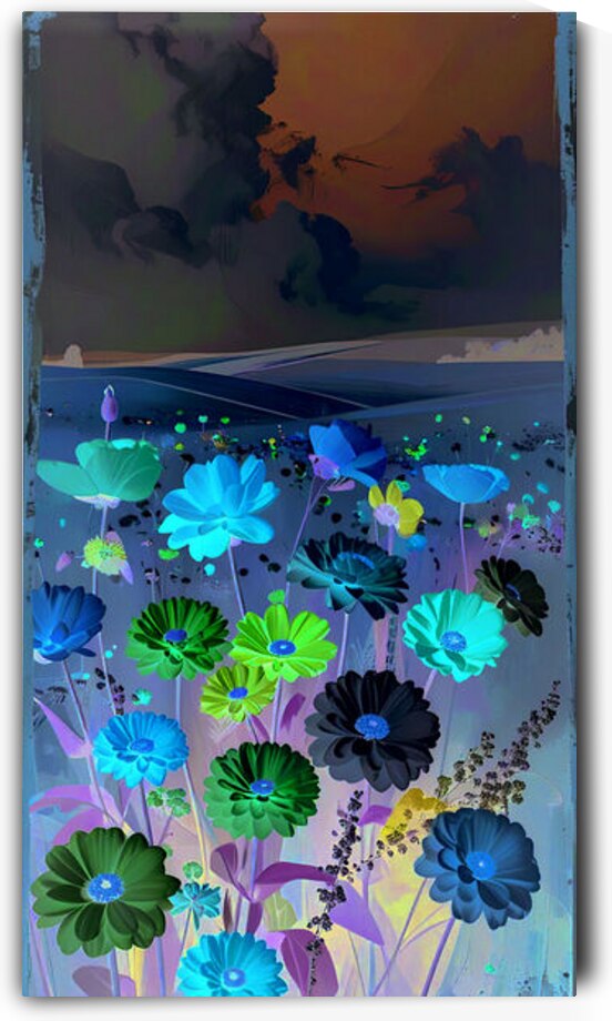 Flowers field 0002 by TROP T GALLERY