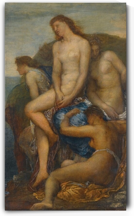 Watching For The Return Of Theseus by George Frederic Watts [1817–1904] by MyCozyFineArt