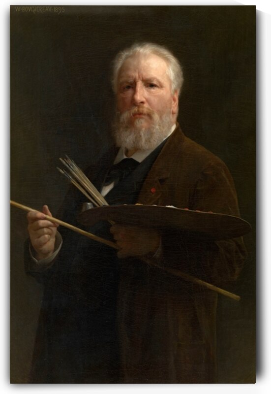 Self Portrait [1895] by William Bouguereau [1825–1905] by MyCozyFineArt