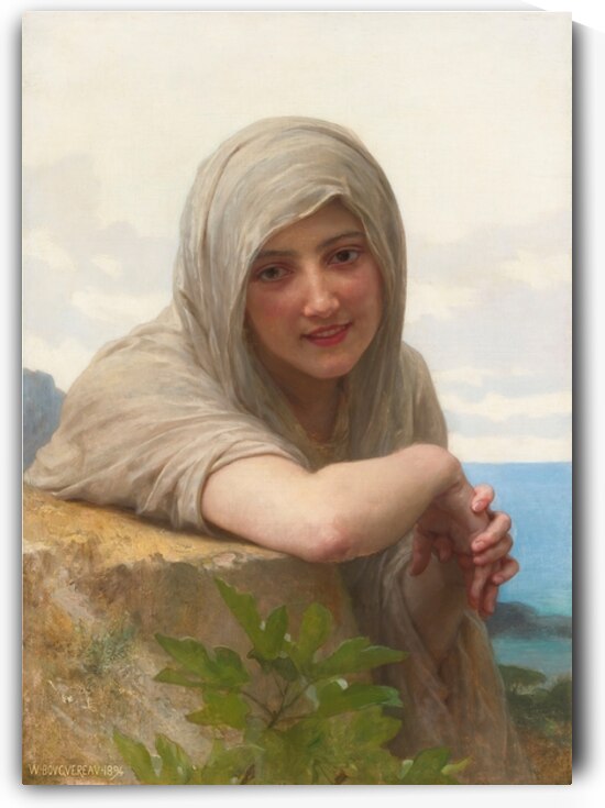 Souvenir [1894] by William Bouguereau [1825–1905] by MyCozyFineArt