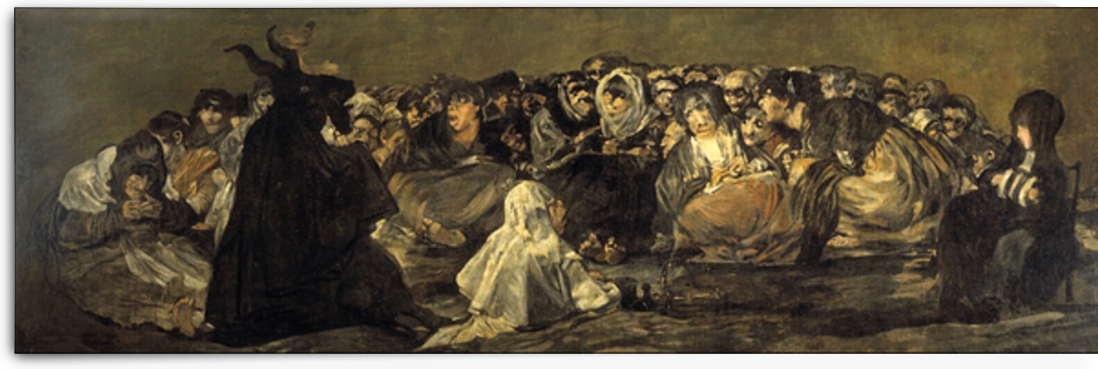 Francisco Goya – Witches Sabbath 1789  A Dark and Haunting Vision of the Supernatural by Wirla