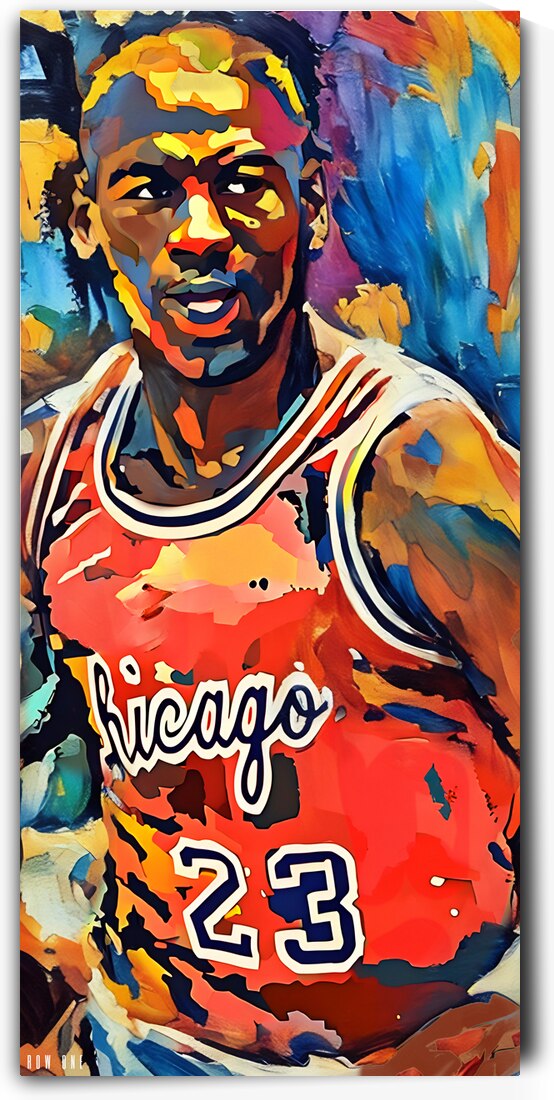 Michael Jordan Pop Art by Row One Brand