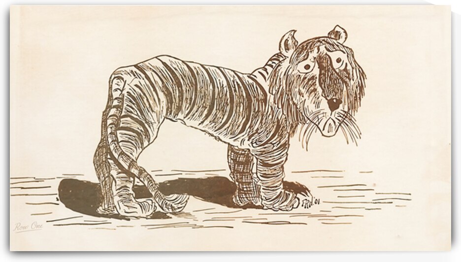 1901 Tiger Art by Row One Brand