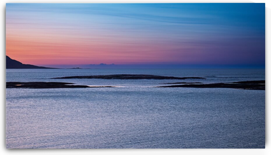 Mjelle 1 sunset in February by Stig Arne Winnem