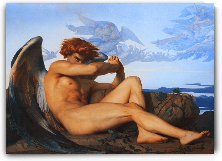 Fallen Angel by Alexandre Cabanel by Ebon et Noir